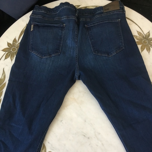 Paige dark stretch jeans 38 x 32 - Picture 3 of 3